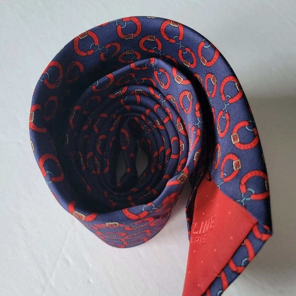 Celine Paris Chain Link Vintage Tie.